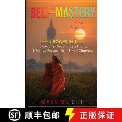 【2-3周达】Self-Mastery: 4 Books in 1 - Stoic Life, Becoming a Highly Effective Person, Grit, Small C... [9781087910901]