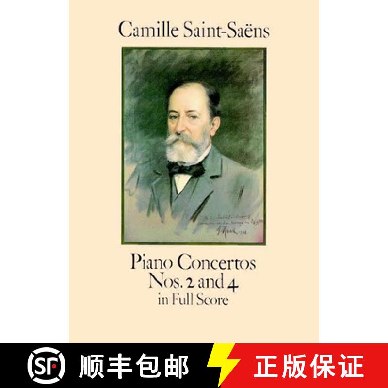 【3-4周达】Piano Concertos Nos. 2 and 4 in Full Score [9780486287232]