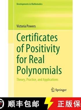 【3-4周达】Certificates of Positivity for Real Polynomials : Theory, Practice, and Applications [9783030855468]