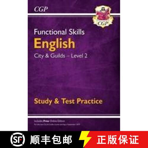 New Functional Skills English: City & Guilds Level 2 - Study & Test Practice (for 2019 & beyond) [9781789084009]