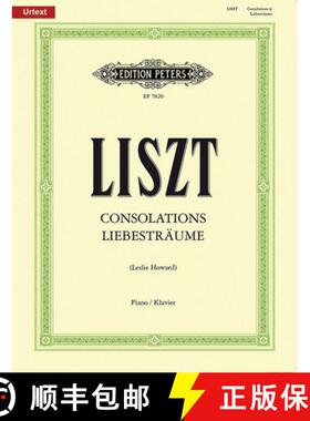【3-4周达】Consolations and Liebesträume for Piano: Urtext [9790577086101]