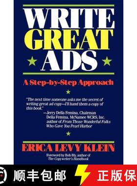 【3-4周达】Write Great Advertisements: A Step-by-step Approach [9780471507031]