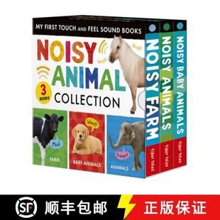 Books Sound Animals; Book Touch Set Feel Boxed 9781664351479 No... Noisy 4周达 and Animal Baby First
