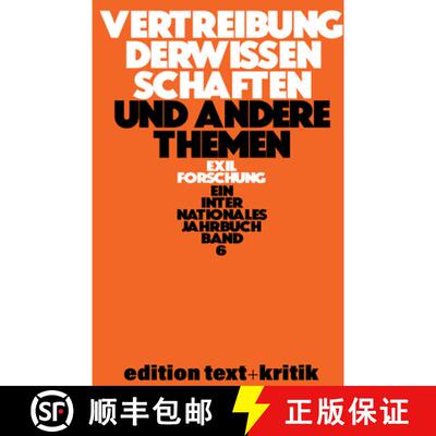【3-4周达】Vertreibung Der Wissenschaften Und Andere Themen [9783112422618]