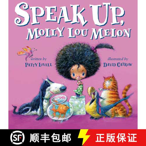【3-4周达】精装 Speak Up, Molly Lou Melon [9780399260025]