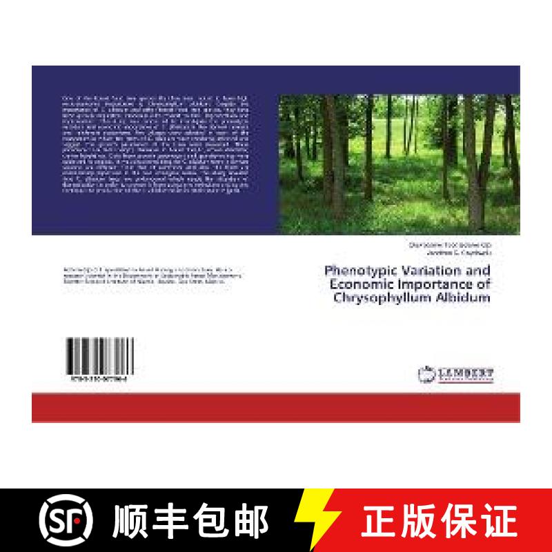 预订 Phenotypic Variation and Economic Importance of Chrysophyllum Albidum [9783330077966]