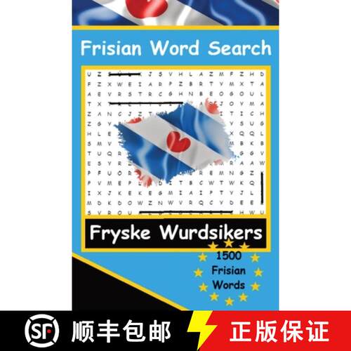 【3-4周达】Frisian Word Search Puzzles | The Frisian Language | Fryske Wurdsikers | LearnFrisian: A f... [9789403687155]