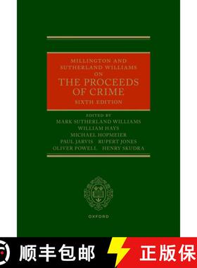 【3-4周达】精装 Millington and Sutherland Williams on the Proceeds of Crime, 6th Edition [9780192868008]