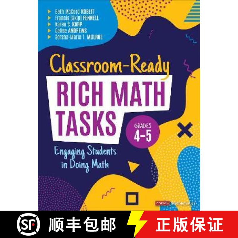 【3-4周达】Classroom-Ready Rich Math Tasks for Grades 4-5: Engaging Students in Doing Math (1) [9781544399164]