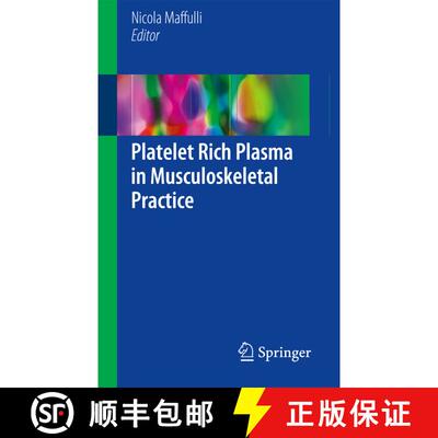 【3-4周达】Platelet Rich Plasma in Musculoskeletal Practice [9781447172703]