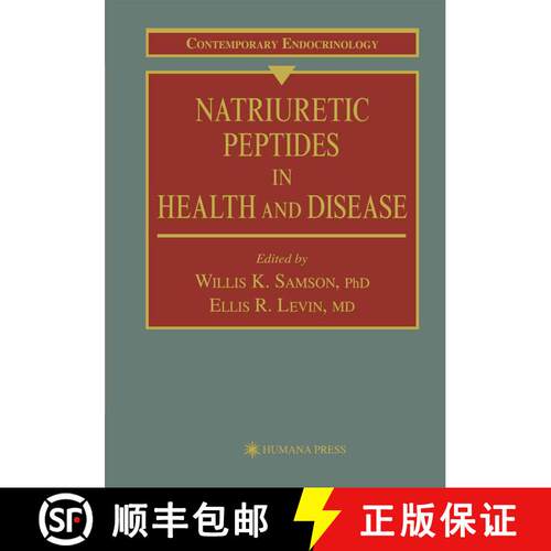 【3-4周达】精装 Natriuretic Peptides in Health and Disease [9780896034532]