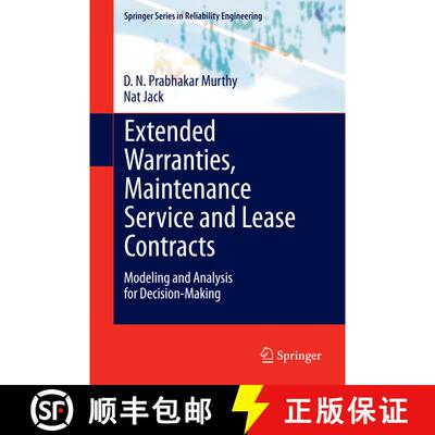 【3-4周达】Extended Warranties, Maintenance Service and Lease Contracts : Modeling and Analysis for D... [9781447164395]