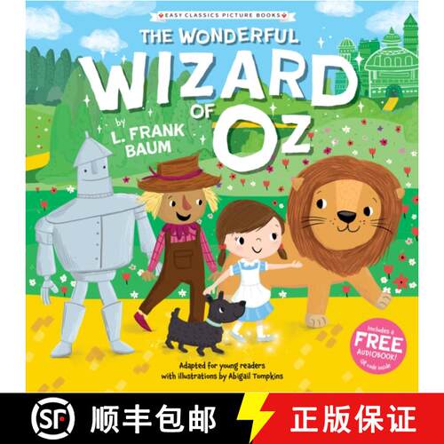 【3-4周达】Wonderful Wizard of Oz (Easy Classics Picture Books) [9781802637885]
