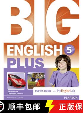 【3-4周达】Big English Plus 5 Pupil's Book with MyEnglishLab Access Code Pack New Edition [9781292271088]