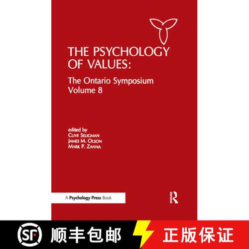【3-4周达】精装 The Psychology of Values: The Ontario Symposium, Volume 8 [9780805815740]