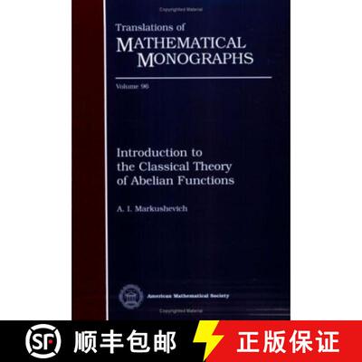 【3-4周达】Introduction to the Classical Theory of Abelian Functions [9780821841648]
