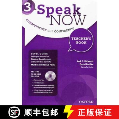精装 Speak Now Level 3: Teacher's Book, CD-ROM & Access Card Pack [9780194030205]