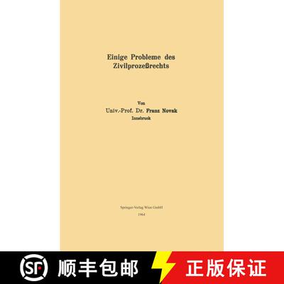 【3-4周达】Einige Probleme Des Zivilprozessrechts [9783662376324]