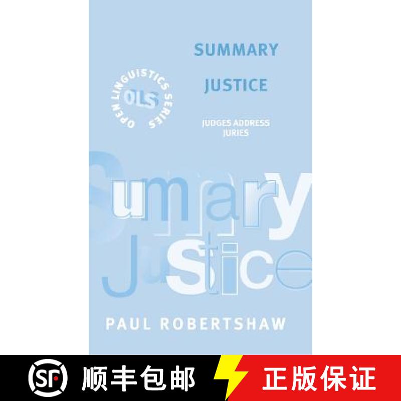 预订 Summary Justice [9780304337019]