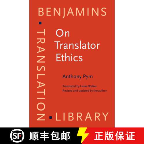 【3-4周达】精装 On Translator Ethics: Principles for Mediation Between Cultures [9789027224545]