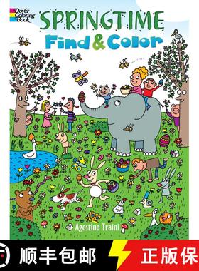 预订 Springtime Find and Color [9780486473369]