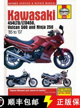 【3-4周达】Kawasaki 454ltd/Ltd450, Vulcan 500 Ninja 250 '85 to '07 [9781620922347]