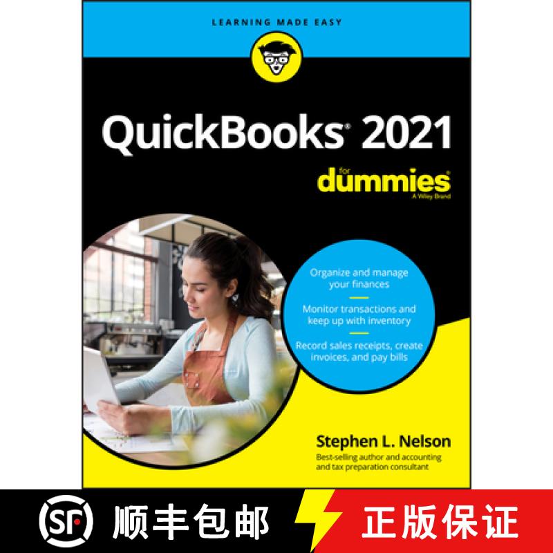 【3-4周达】Quickbooks 2021 For Dummies [Wiley计算机] [9781119676799]