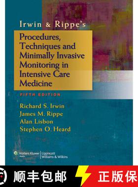 【3-4周达】Irwin and Rippe's Procedures, Techniques and Minimally Invasive Monitoring in Intensive Ca... [9781451146813]
