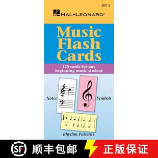 【3-4周达】Music Flash Cards - Set a: Hal Leonard Student Piano Library [9780793577750]