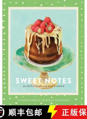 【3-4周达】Sweet Notes: 20 Notecards and Envelopes [9781452150253]