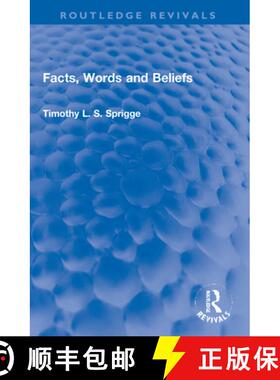 【3-4周达】Facts, Words and Beliefs [9781032255026]
