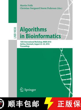 【3-4周达】Algorithms in Bioinformatics : 16th International Workshop, WABI 2016, Aarhus, Denmark, Au... [9783319436807]