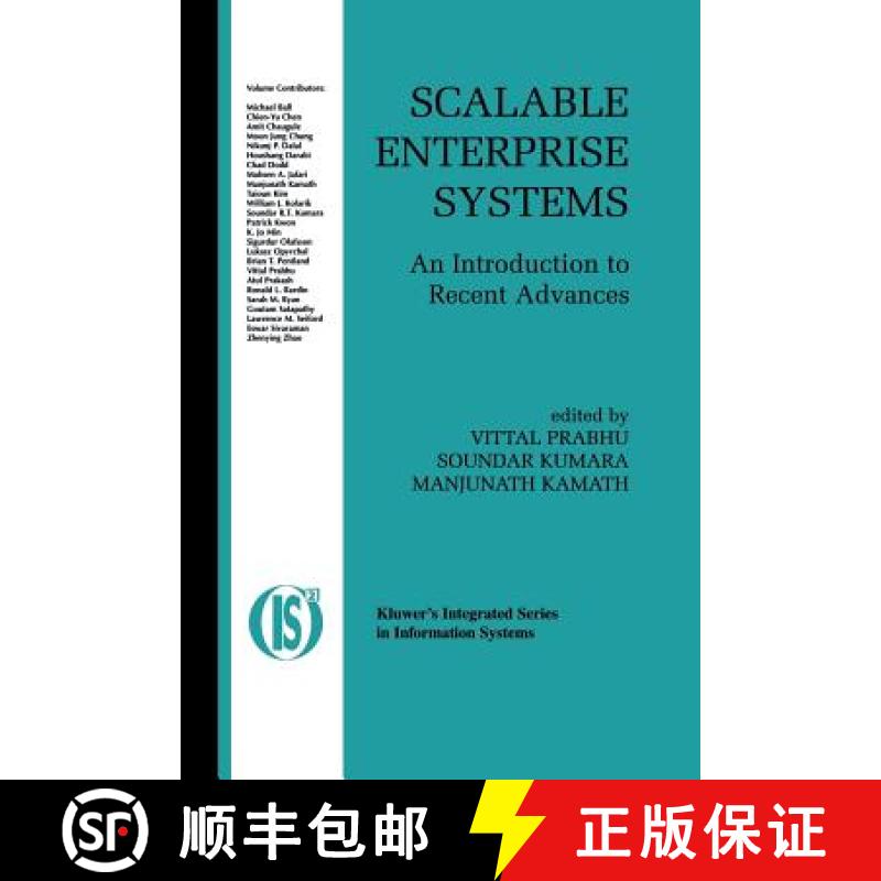 【3-4周达】Scalable Enterprise Systems : An Introduction to Recent Advances [9781461350521]