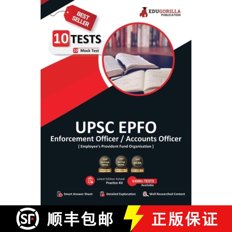 预订 UPSC EPFO Enforcement Officer / Account Officer Recruitment Exam 2023 (English Edition) - 10 Moc... [9789390257225]