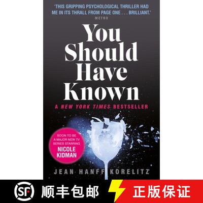 现货 你应该知道的 You Should Have Known: coming soon as The Undoing on HBO and Sky Atlantic [9780571307531]