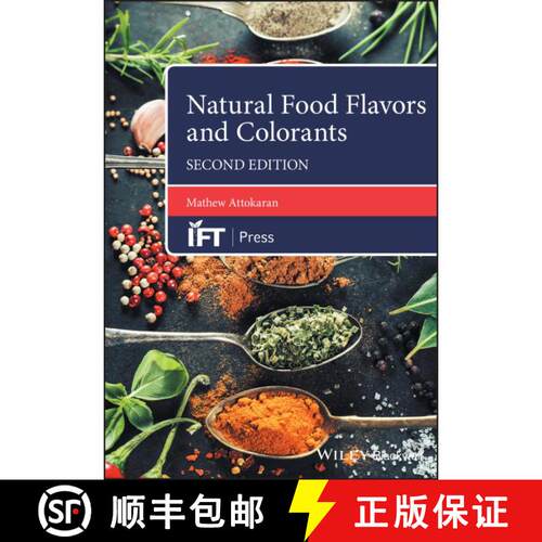 【3-4周达】精装 Natural Food Flavors And Colorants, 2Nd Edition [Wiley食品] [9781119114765]