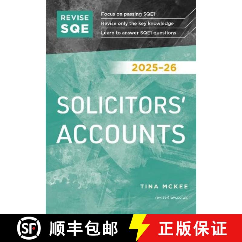 【2-3周达】Revise SQE Solicitors' Accounts 2025/26: SQE1 Revision Guide [9781917183475]