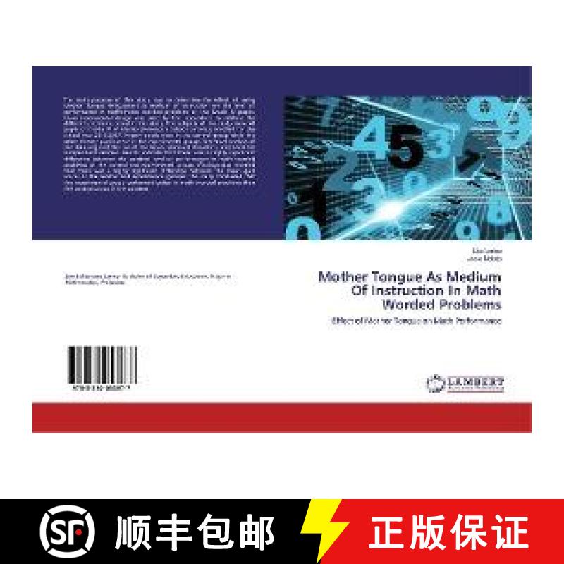 预订 Mother Tongue As Medium Of Instruction In Math Worded Problems [9783330053977]
