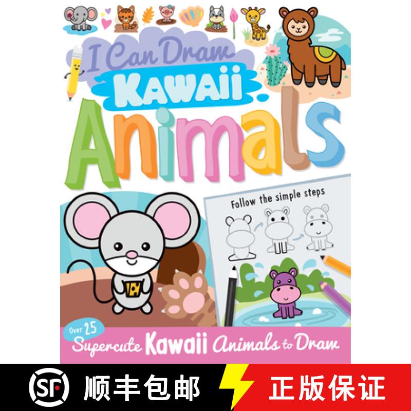 【3-4周达】I Can Draw Kawaii Animals [9781438089959]