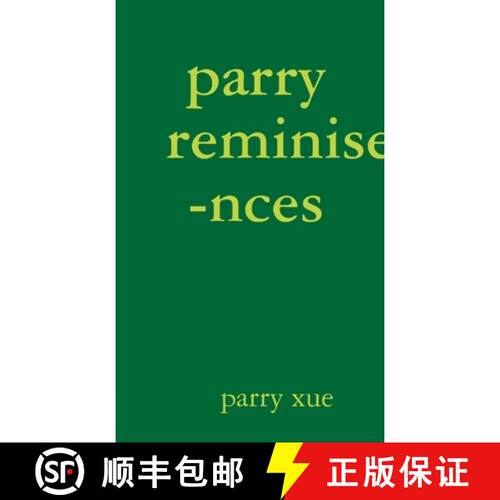 【3-4周达】parry reminisences [9780359944521]