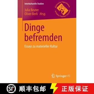 Dinge befremden Kultur 9783658104504 materieller 4周达 Essays
