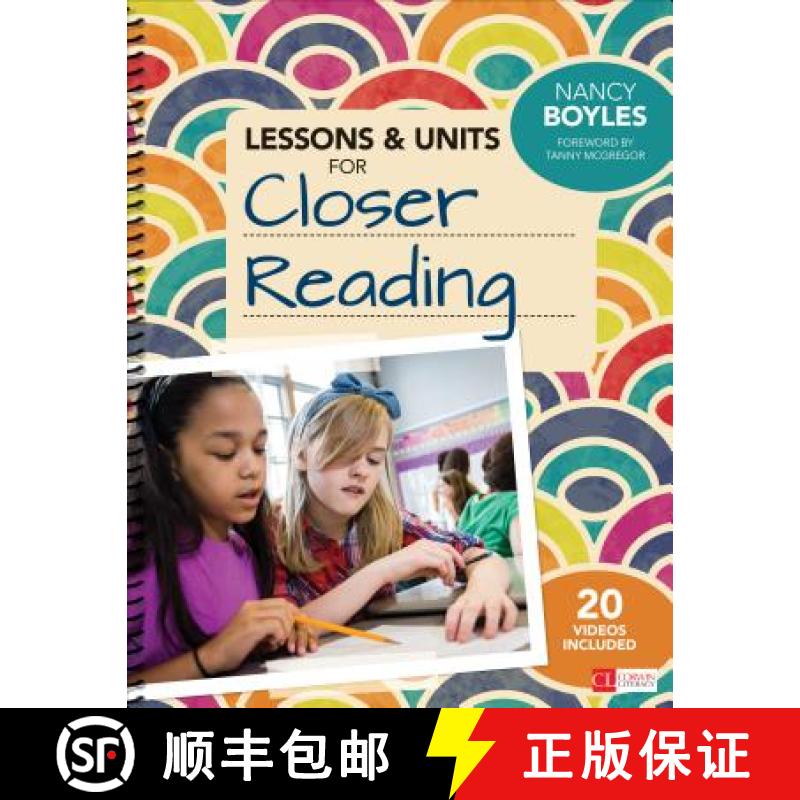 【3-4周达】Lessons and Units for Closer Reading, Grades 3-6: Ready-To-Go Resources and Planning Tools... [9781483375670]