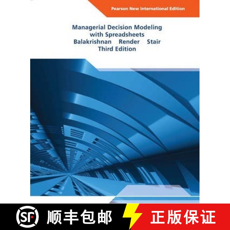 【4周达】Managerial Decision Modeling with Spreadsheets: Pearson New International Edition [9781292024196]