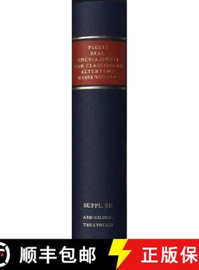 【3-4周达】Realencyclopädie Der Classischen Altertumswissenschaft: Supplementband.XII: 1712 Abdigild... [9783476011589]