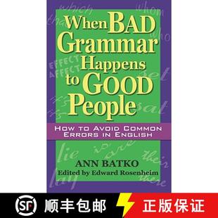 Bad Happens 预订 People Errors English Common Grammar Avoid How 9781564147226 Good When