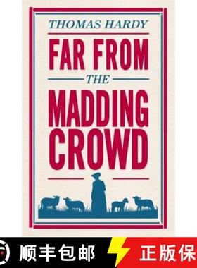 【3-4周达】Far from the Madding Crowd: Annotated Edition (Alma Classics Evergreens) [9781847496300]