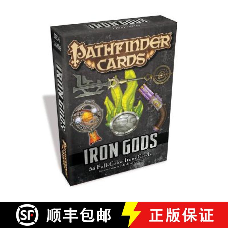 【3-4周达】Pathfinder Cards: Iron Gods Adventure Path Item Cards Deck [9781601256768]