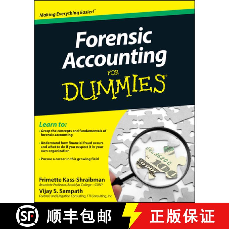 【2-3周达】Forensic Accounting For Dummies [Wiley会计] [9780470889282]