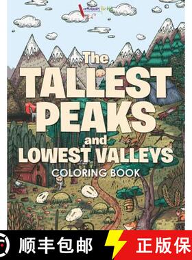 【3-4周达】The Tallest Peaks and Lowest Valleys Coloring Book [9781683217428]