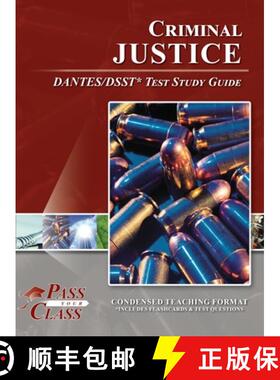 【3-4周达】Criminal Justice DANTES/DSST Test Study Guide [9781614337331]